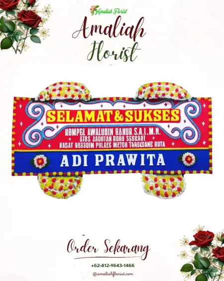 Papan Bunga Ucapan Selamat Kerta